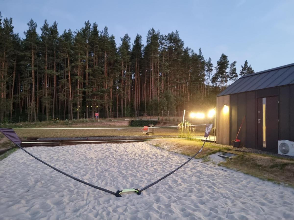 Bosko Domki Z Sauna I Balia W Sulminie Obok Gdanska Buitenkant foto