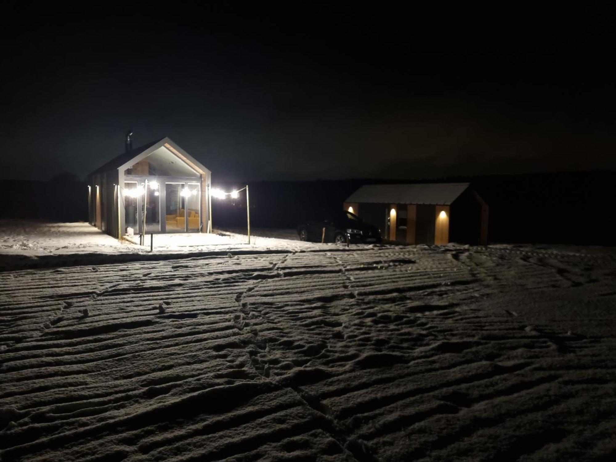 Bosko Domki Z Sauna I Balia W Sulminie Obok Gdanska Buitenkant foto
