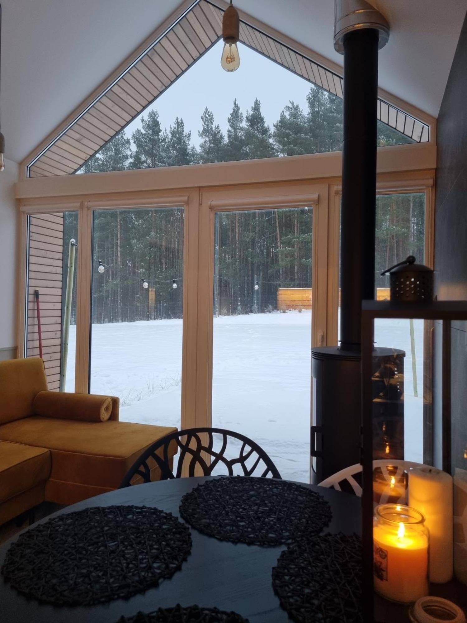 Bosko Domki Z Sauna I Balia W Sulminie Obok Gdanska Buitenkant foto