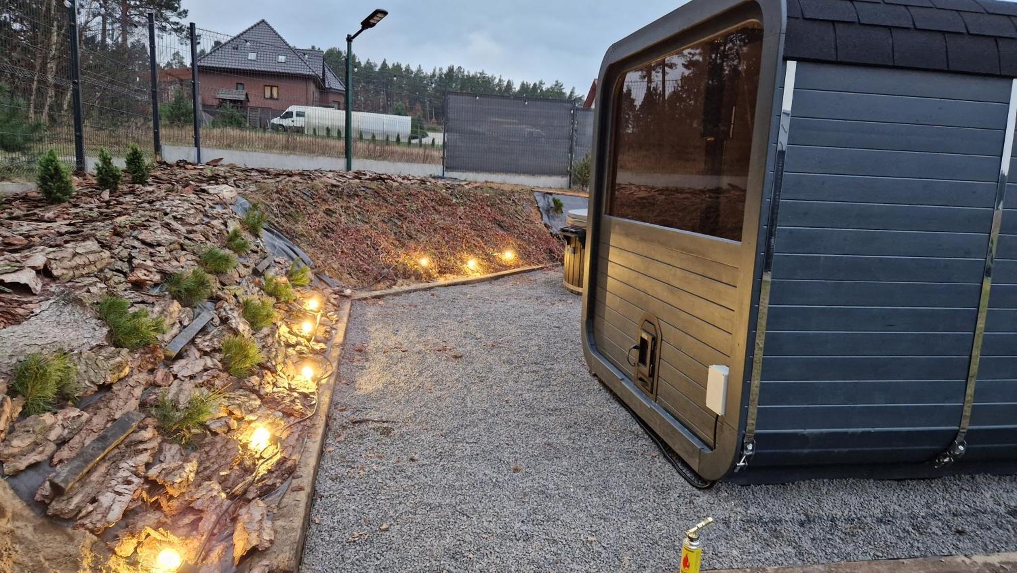 Bosko Domki Z Sauna I Balia W Sulminie Obok Gdanska Buitenkant foto